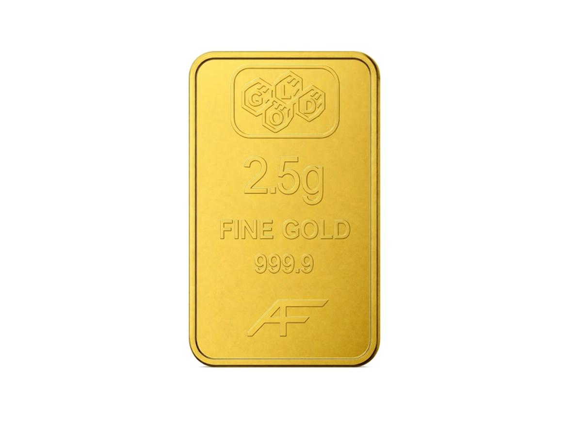 24K Gold Bar 2.5 gram Gold Bar Al Fardan UAE (999.9% Pure Gold)-0-landscape