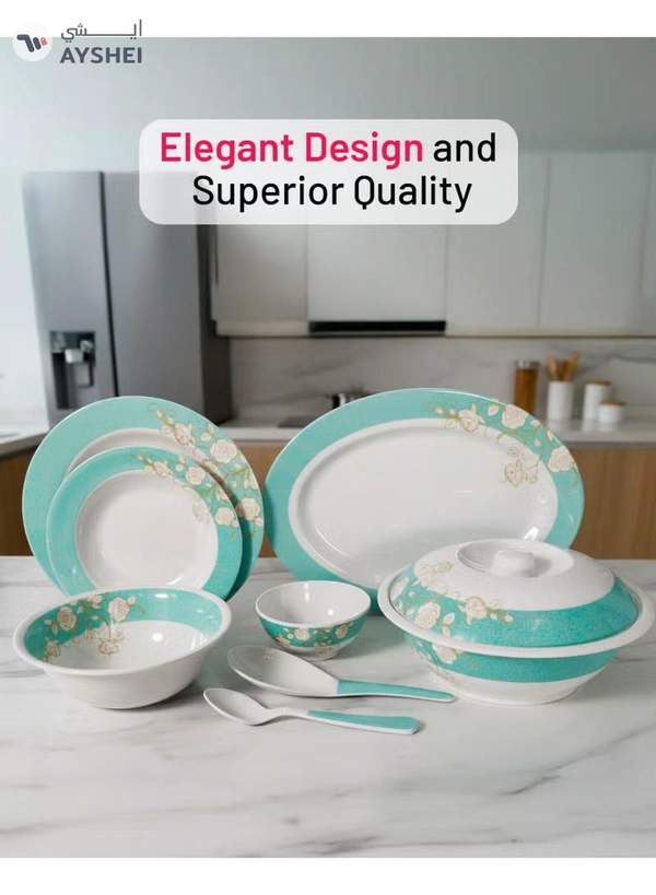 Delcasa DC2111 Melamine Dinner Set 40-Pieces