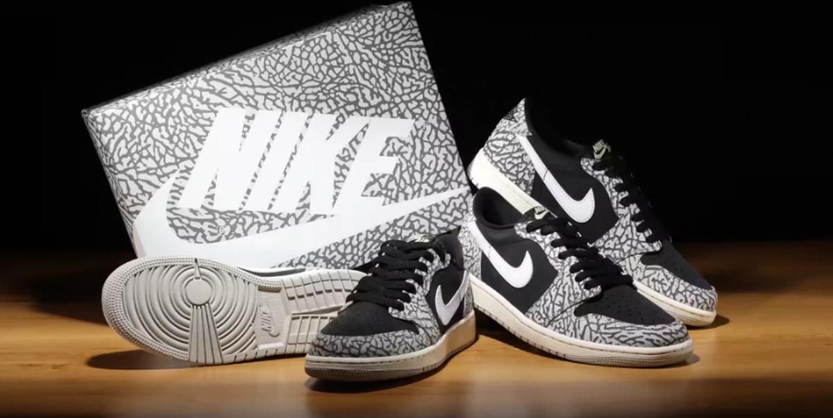 Jordan 1 Retro Low OG "Black Cement" sneakers-0-0