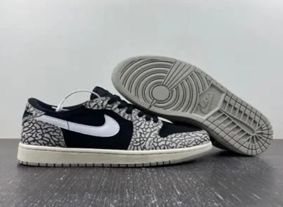 Jordan 1 Retro Low OG "Black Cement" sneakers-2-2