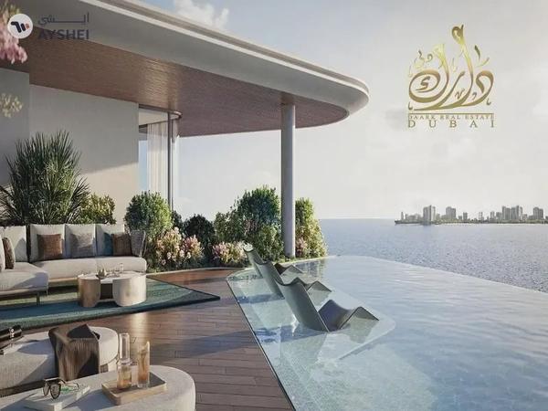 SPECIAL LOCATION IN DUBAI ISLAND_DIRECT SEA VIEW_IDEAL FOR INVESTMENT _LUXURY 2BR