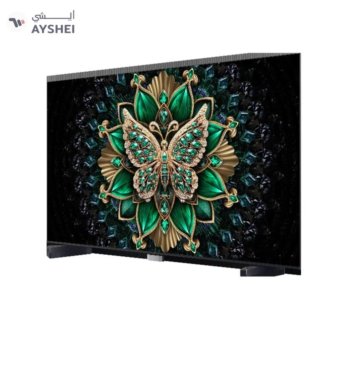 TCL Television 75 Inch Smart TV 4K QD-Mini LED Colorful Quantum Crystal HDR 10+ Gaming Google TV, 144Hz Native Refresh Rate, ONKYO 2.1 Hi-Fi, Dolby Atmos, AI Mode, (2025 Model) 75C6K Black-1-portrait