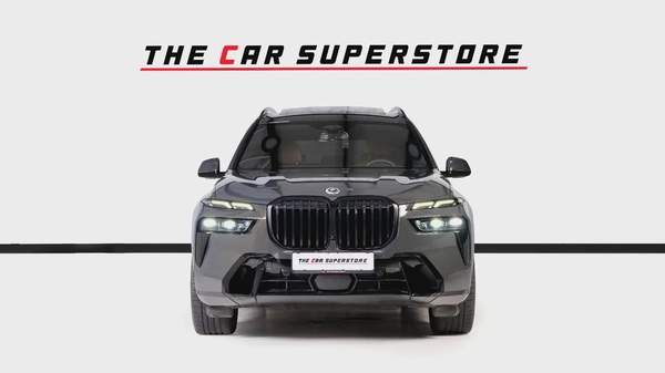 BMW X7 X-Drive 40i M Sport-GCC-AGMC Warranty and Service Contract Until 01/2028- 1 Owner-7 Seats