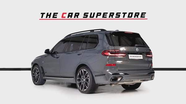 BMW X7 X-Drive 40i M Sport-GCC-AGMC Warranty and Service Contract Until 01/2028- 1 Owner-7 Seats