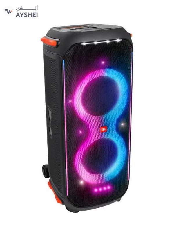 JBL Partybox 710 Party Speaker With 800W Rms Powerful Sound - Built In Lights - Splashproof - Guitar & Mic Inputs Black