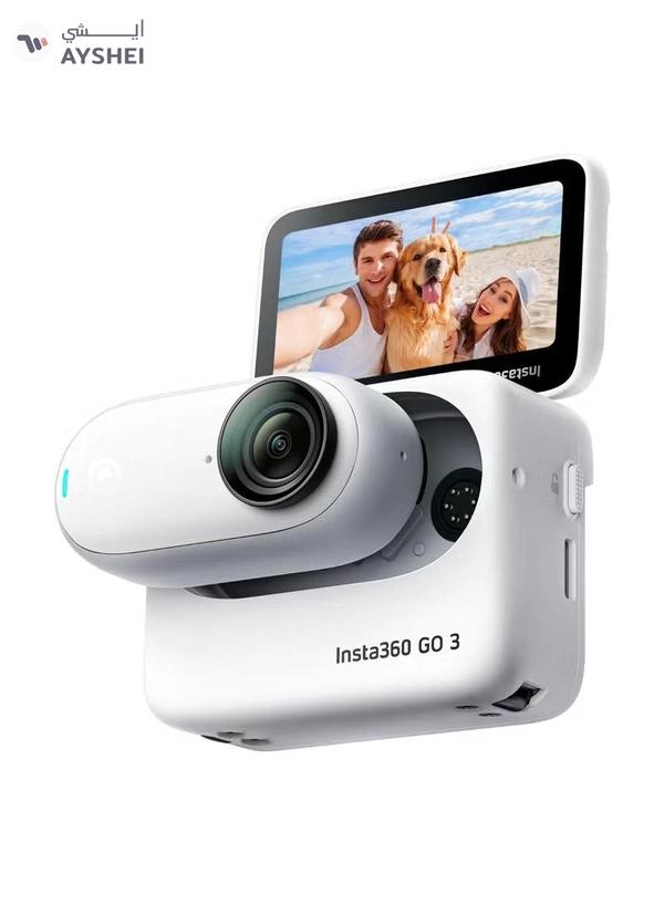 Insta360 Go 3 64GB Small And Lightweight Action Camera Hands-Free POV Mount Anywhere Stabilization Multifunctional Action Pod Waterproof For Travel, Sports Vlog