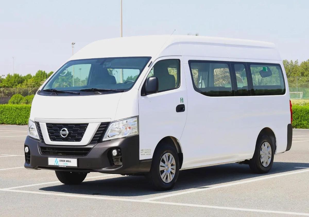 2020 Nissan Urvan NV350 High Roof Passenger Van GCC White Manual-0-0