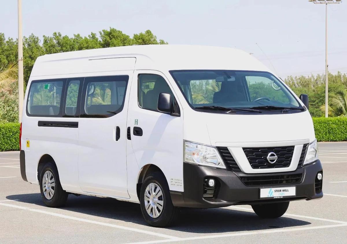 2020 Nissan Urvan NV350 High Roof Passenger Van GCC White Manual-2-2