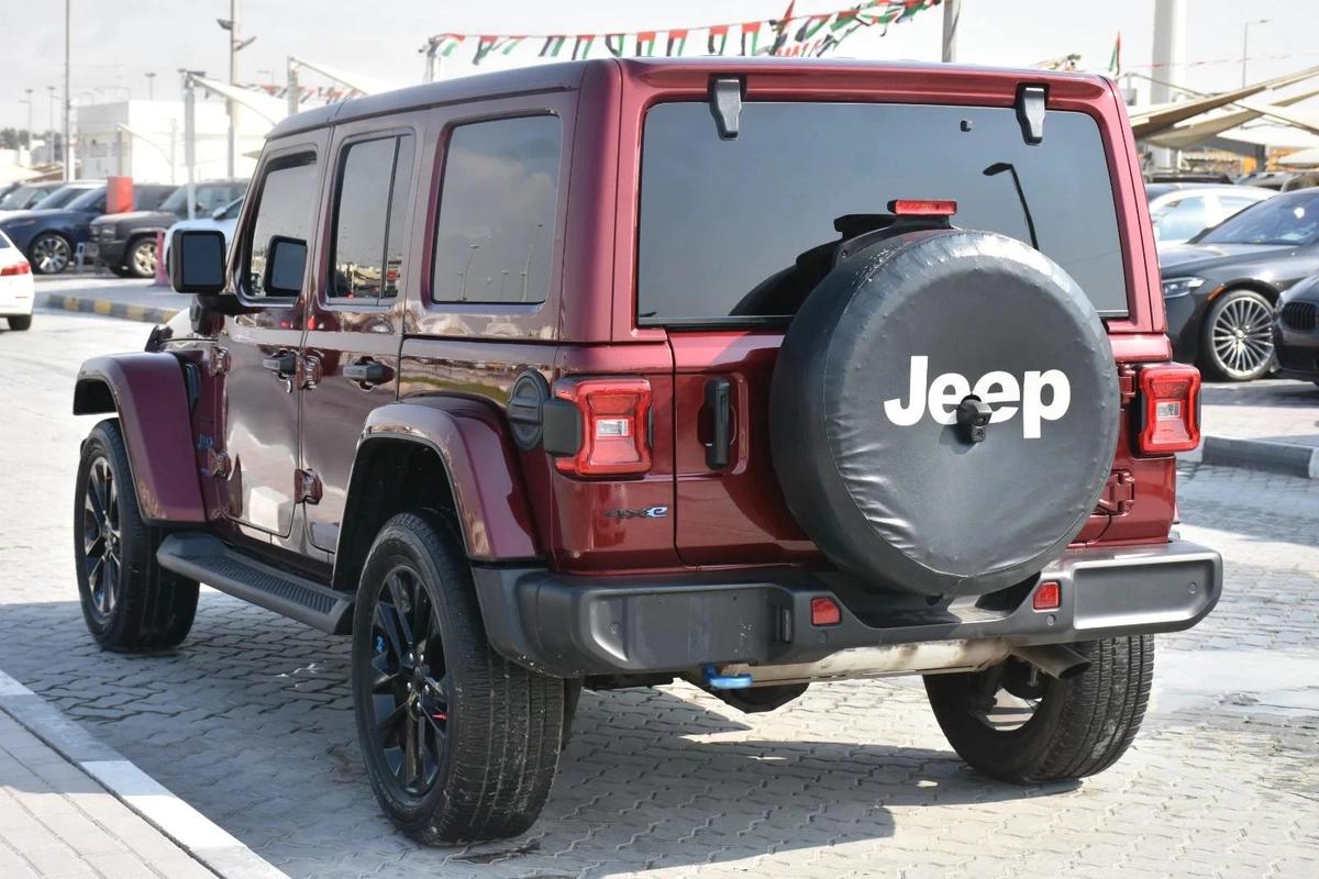 JEEP WRANGLER SAHARA 4XE 2021 | RED-3-3