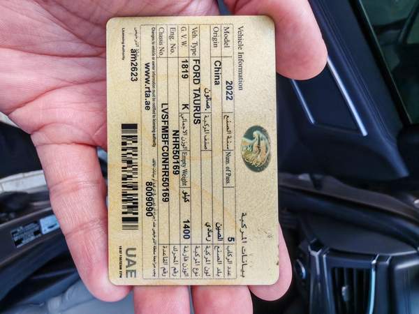 2022 Ford Taurus GCC specs - Altayer Maintained