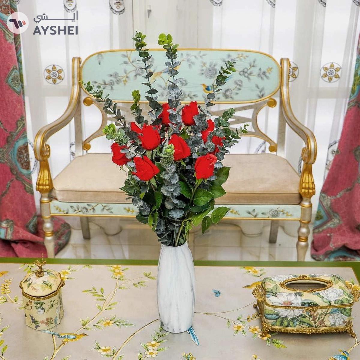 YATAI Artificial Rose Flowers Real Looking Fake Roses with Stem-0-0