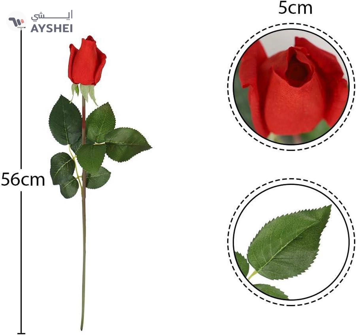 YATAI Artificial Rose Flowers Real Looking Fake Roses with Stem-3-3