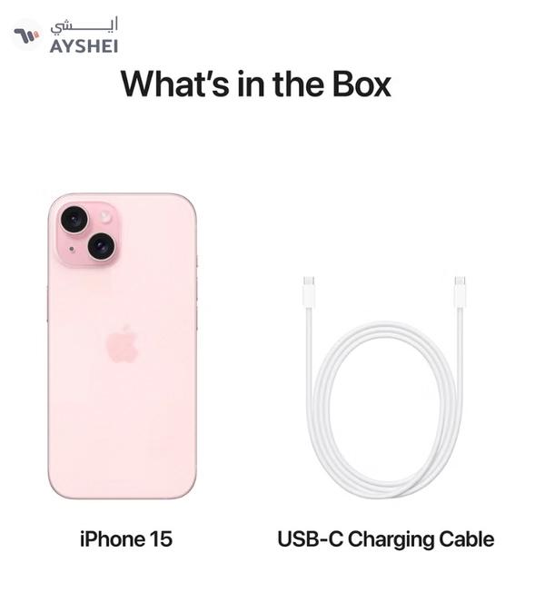 Apple iPhone 15 128GB Pink 5G With FaceTime - International Version