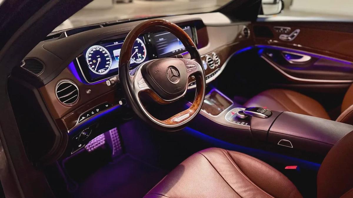 Mercedes S400, 2015, GCC specifications, No Paint, No accidents, Low Mileage.-8-8