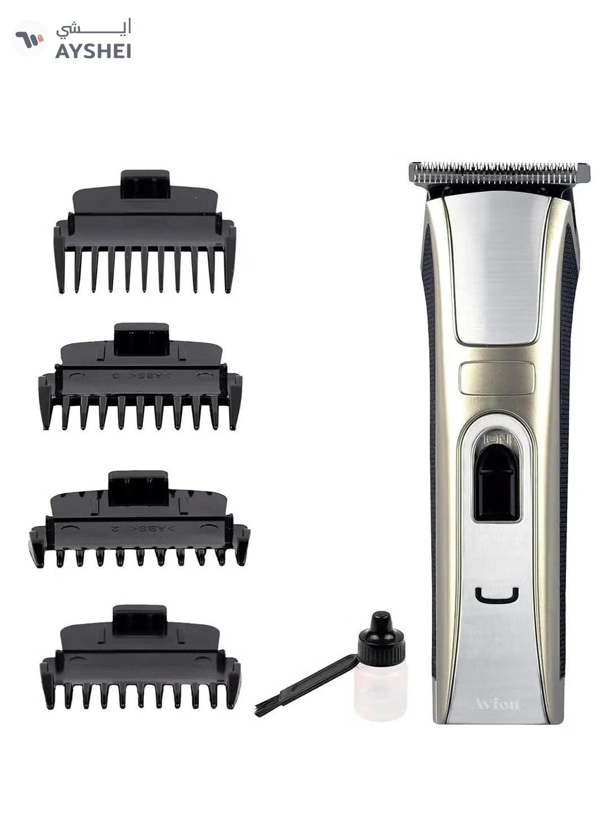 Avion Professional Hair Trimmers, Cordless Electric Shaver, For Face & Body, With 4 Combs, 60 Minutes Continuous Operation, Charge Indicator | AHT120-0-0