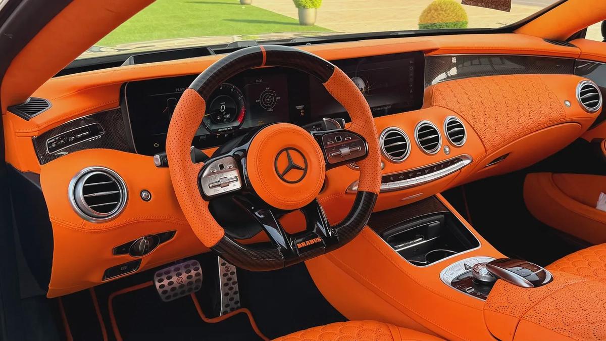 Mercedes S63 Coupe original brabus kit-8-8