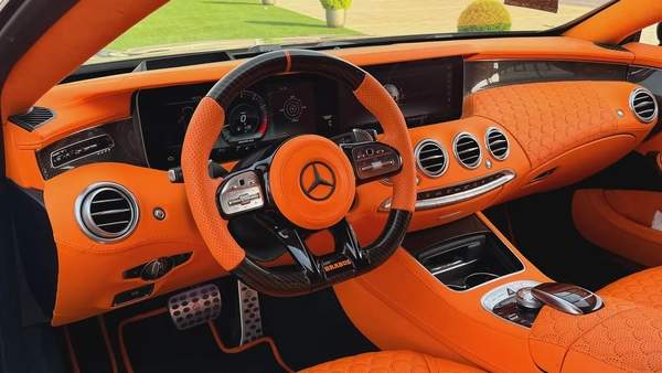 Mercedes S63 Coupe original brabus kit