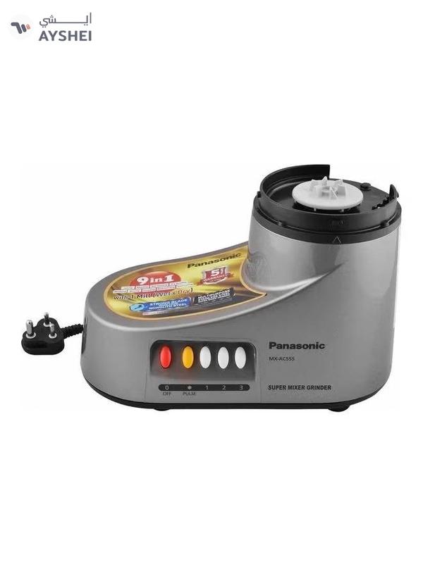 Panasonic Super Mixer Grinder 1000.0 W MXAC555 Silver