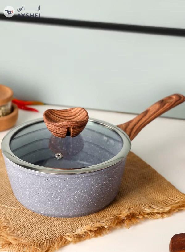 Delcasa 16cm Essential Saucepan with Glass Lid DC3331