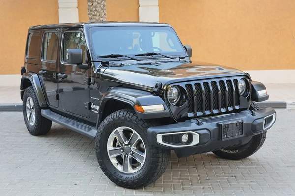 Jeep Wrangler Unlimited-SAHARA-2021-60000KM-GCC SPECS under warranty
