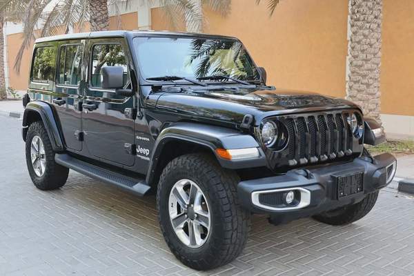 Jeep Wrangler Unlimited-SAHARA-2021-60000KM-GCC SPECS under warranty