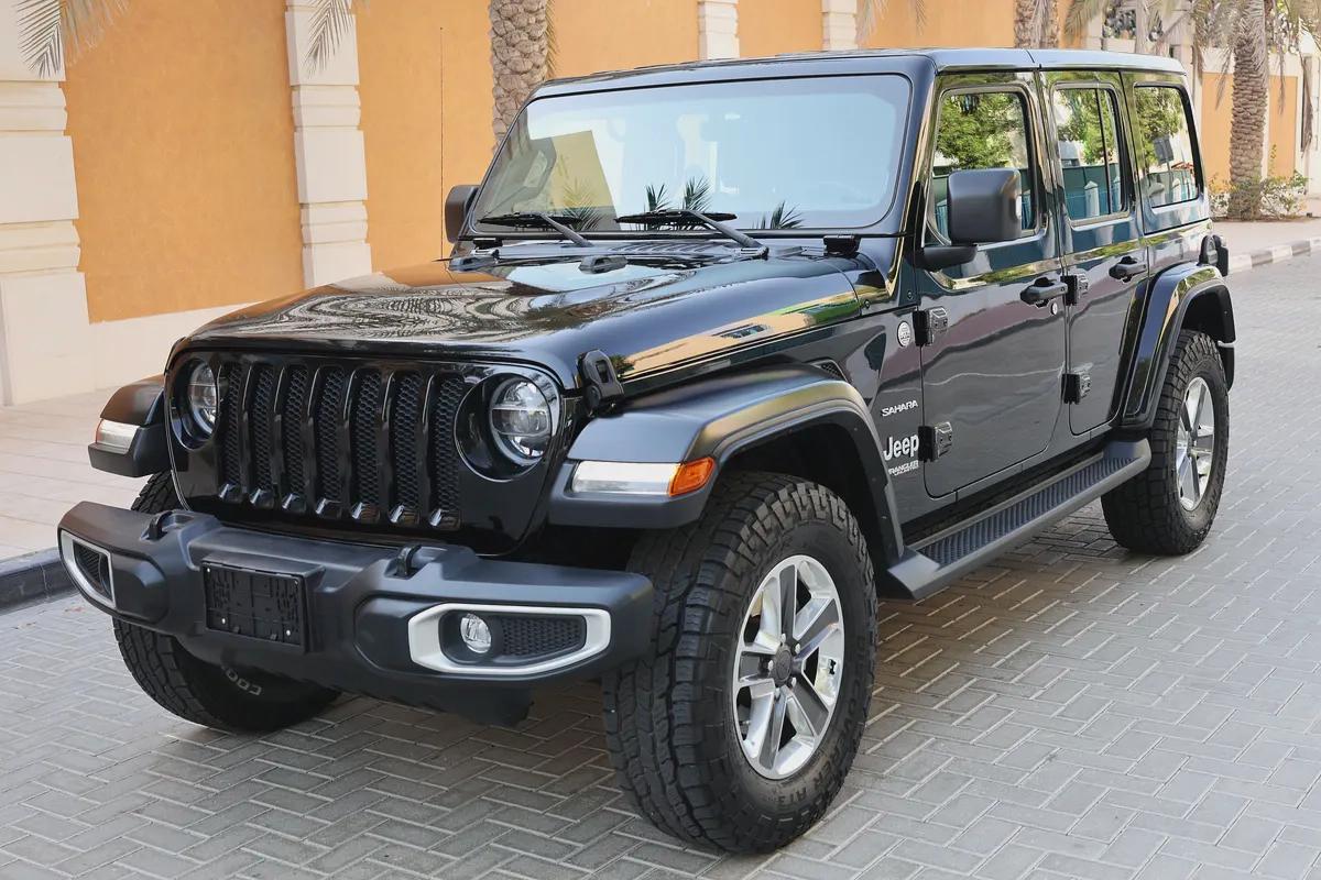 Jeep Wrangler Unlimited-SAHARA-2021-60000KM-GCC SPECS under warranty-5-5