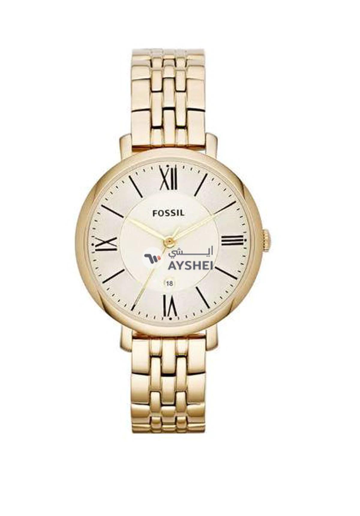 FOSSIL Women's Jacqueline Analog Watch ES3434 - 36 mm - Gold-0-portrait