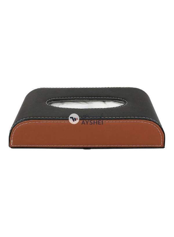 Generic Elegant Tissue Holder Leather Case For Car