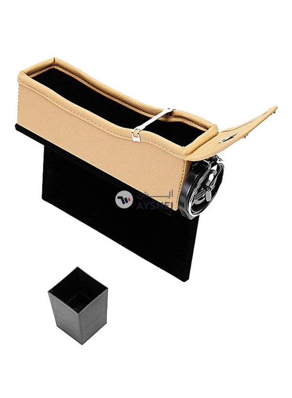 Sharpdocar Leather Car Seat Gap Storage Box