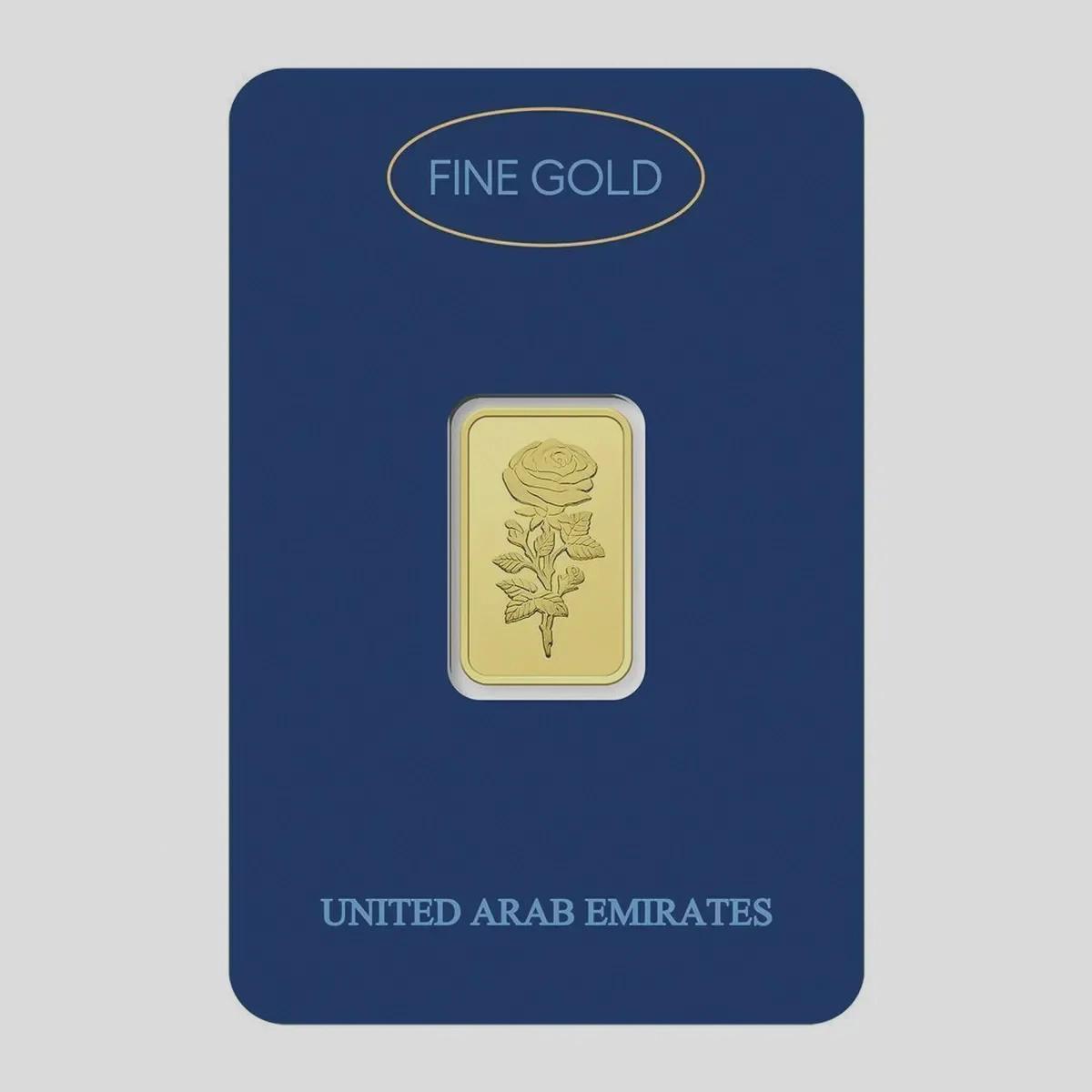 Dubai Gold 5 Grams Pure 999.9 Fine Gold Bar - Variable Design-2-2