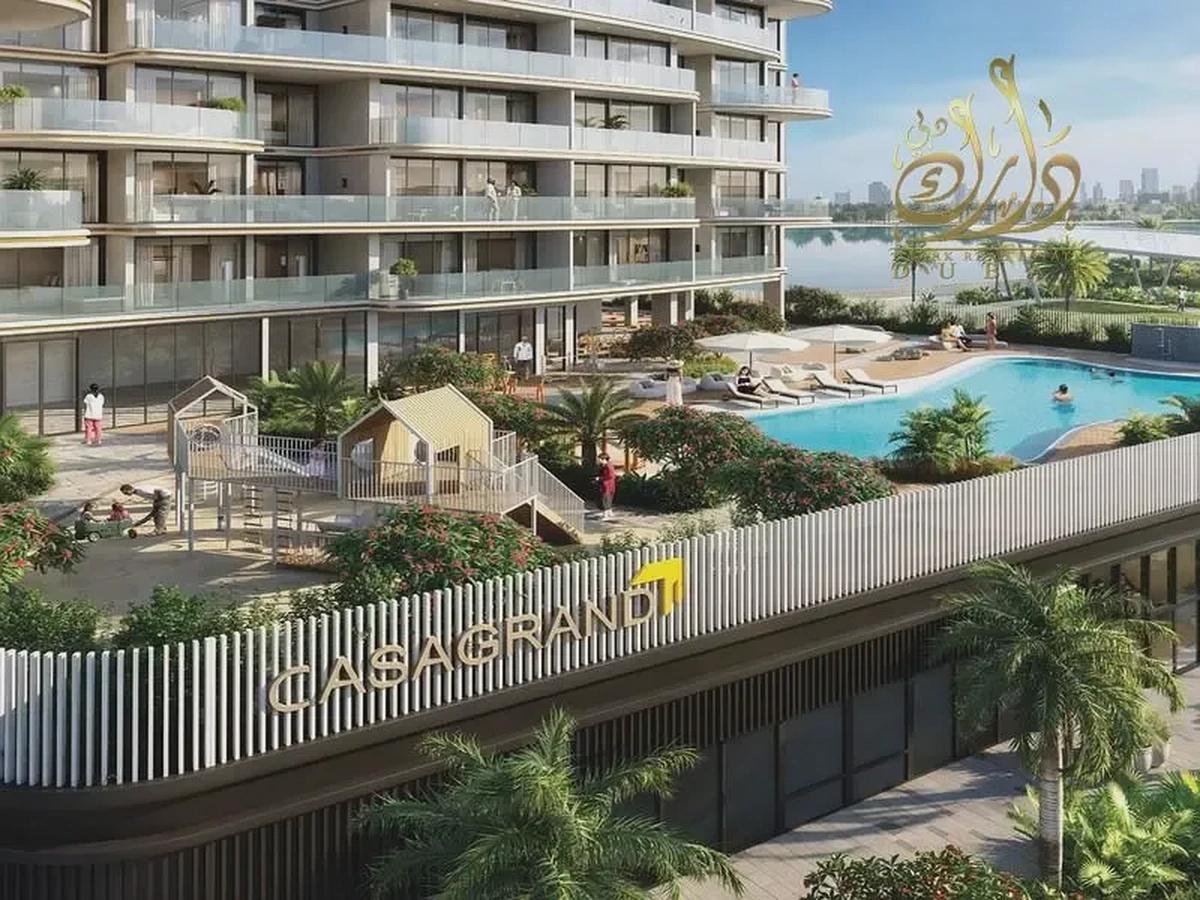 Sea & Skyline Views | 1 Bedroom Apartment | Casagrand Hermina, Dubai Islands-0-landscape