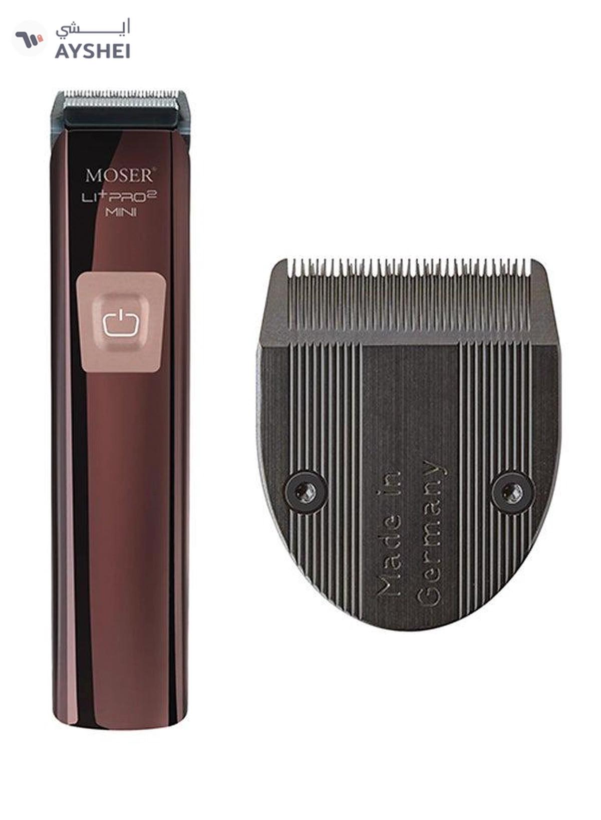 MOSER Li+Pro2 Mini Professional Cord/Cordless Hair Trimmer Brown-2-2