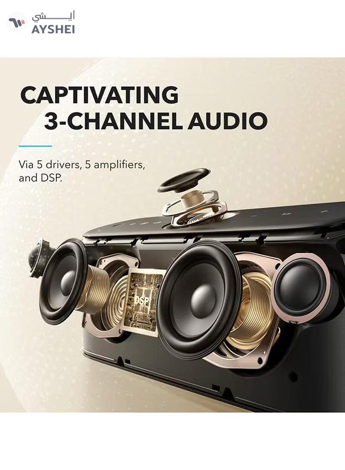 Soundcore Motion X600 Portable Bluetooth Speaker With Wireless Hi-Res Spatial Audio-2-2