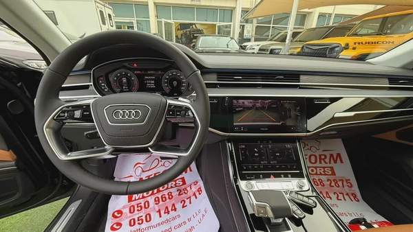اودي A8L موديل ٢٠٢٦ خليجي تحت الضمان2026 Audi A8L quattro - GCC Specs - Brand New