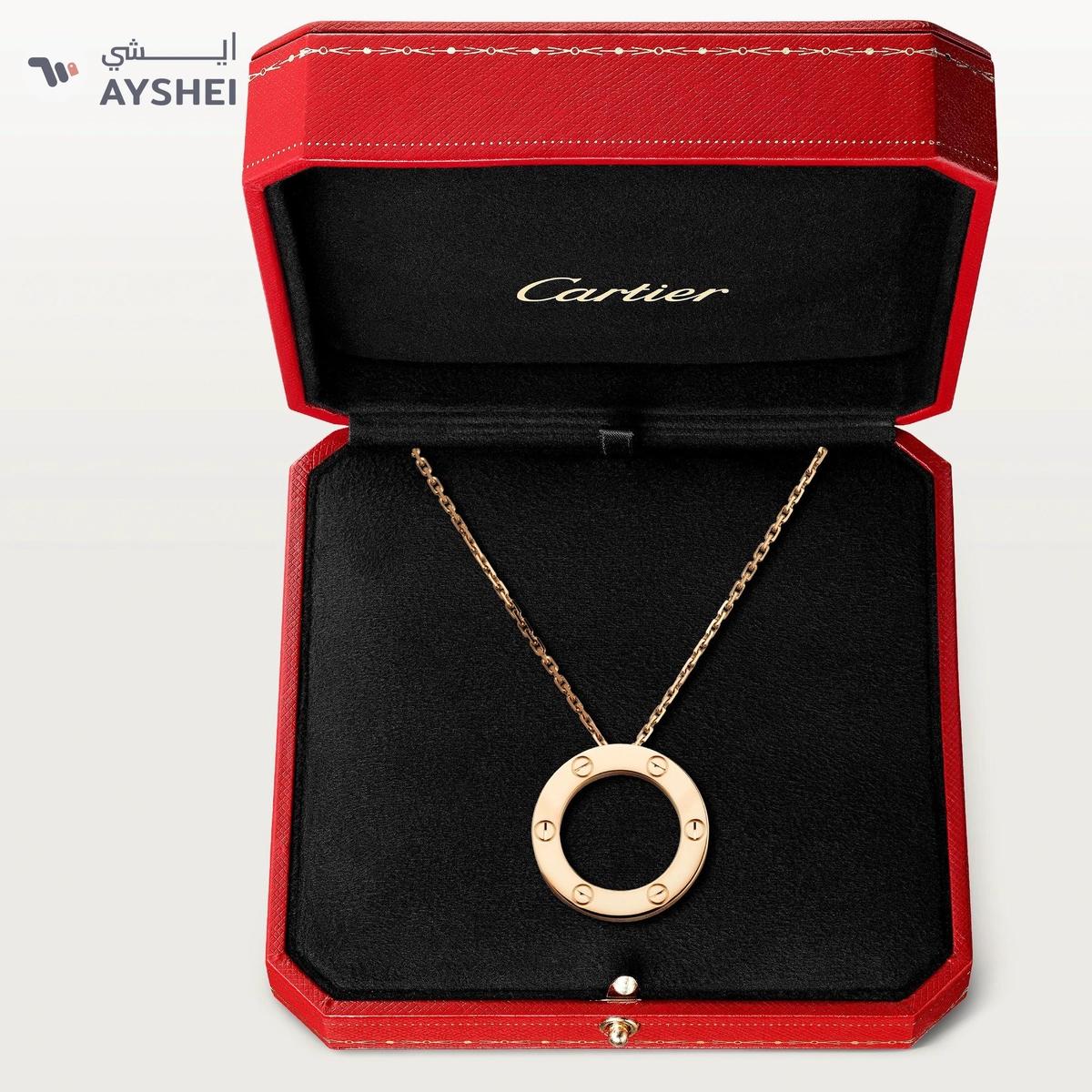 CARTIER LOVE pendant - Yellow gold, LOVE necklace, 18K yellow gold-0-portrait