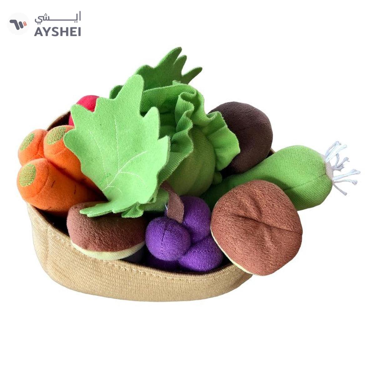 Ikea Duktig Play Food Set Soft Toy – 14 Pc Vegetables for Kids and Children-5-5