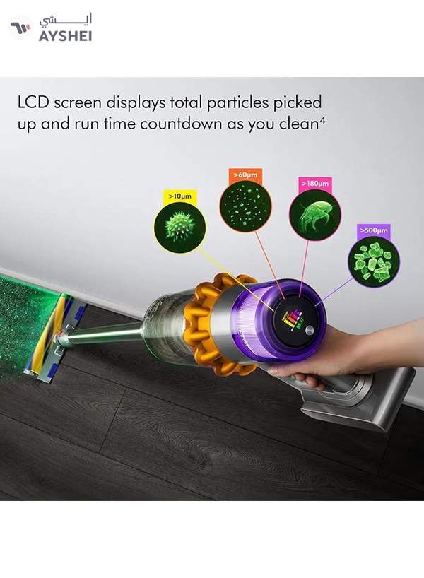 dyson V15s Detect Submarine Wet Dry Vacuum 0.75 L 660 W V15 Detect absolute Yellow/Nickel