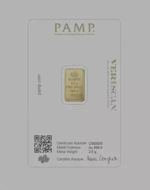 PAMP 24KT - 2.5g Suisse Pamp