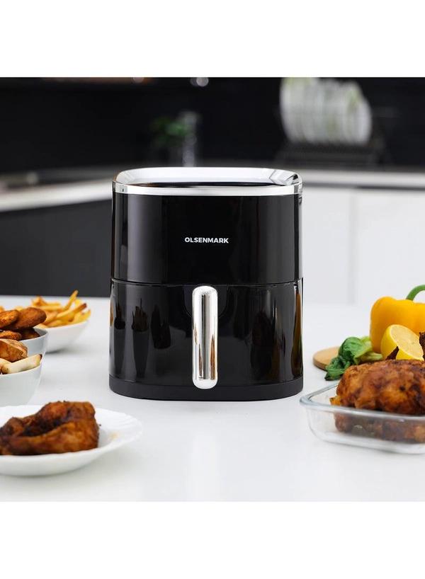 Olsenmark 3.5L Digital Air Fryer – Oil-Free Healthy Cooking with Non-Stick Pot & Tray