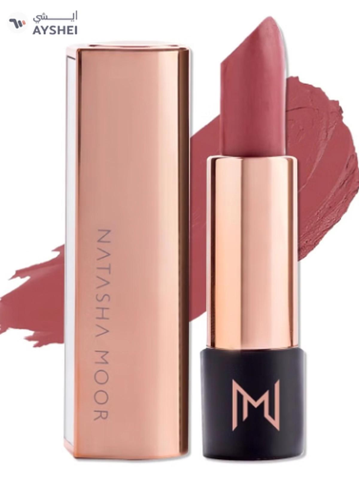 NATASHA MOOR Silk Suede Lipstick for Women - Long-Lasting, Waterproof Lipstick-0-portrait