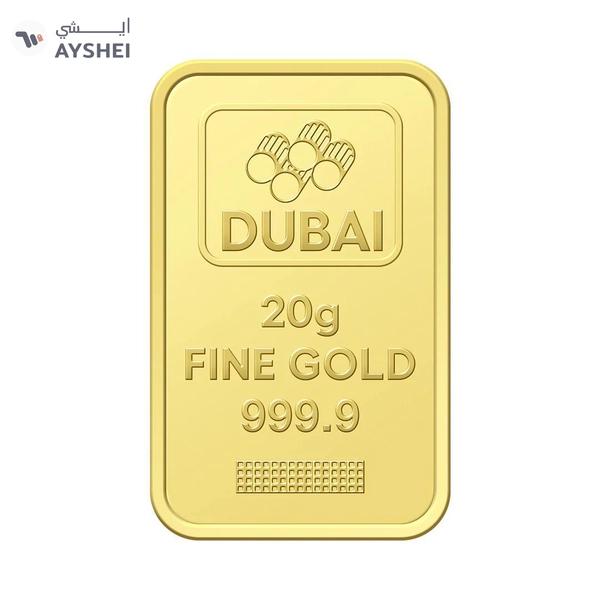 Dubai Gold 20 Grams Gold Bar 24KT
