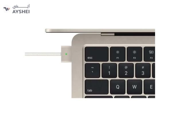 Apple New 2025 MacBook Air MW0Y3 13-Inch Display, Apple M4 Chip 10-Core CPU 8-Core GPU Processor/16GB RAM/256GB SSD/macOS(International Version) English Starlight