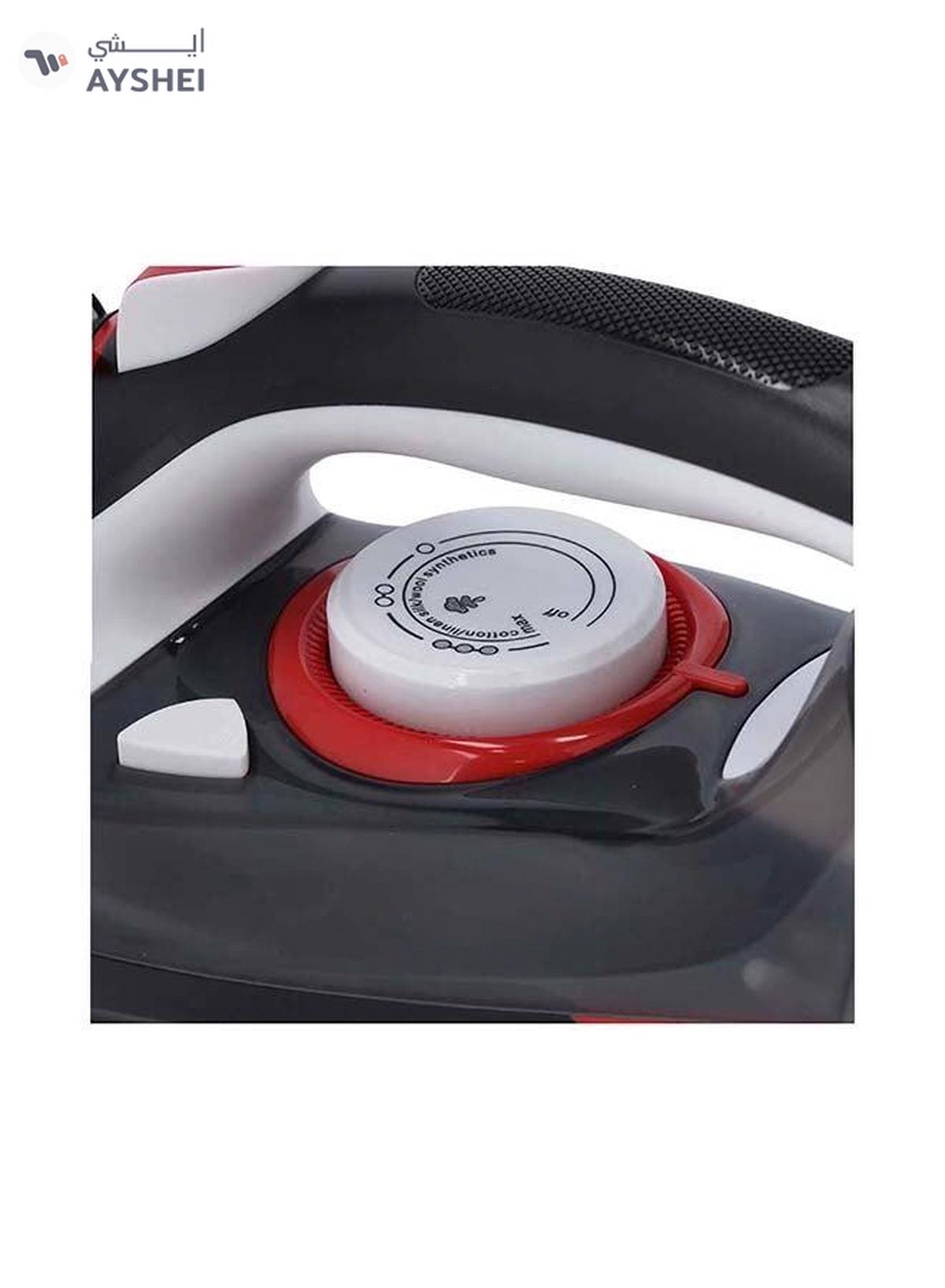 Olsenmark Steam Iron With Water Tank 350 ml 2200 W OMSI1838 Black/Red-5-5