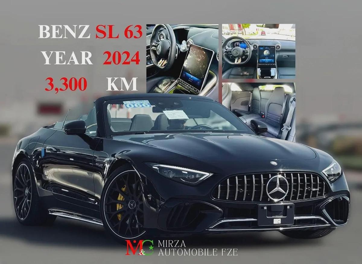 BENZ SL63 AMG - 2024 - 3300KM - LIKE BRAND NEW - FRESH JAPAN IMPORT-0-0