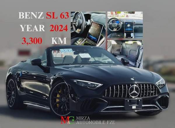 BENZ SL63 AMG - 2024 - 3300KM - LIKE BRAND NEW - FRESH JAPAN IMPORT