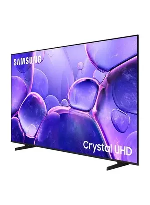 Samsung 65 Inch Crystal UHD TV, U8000F, 4K, Crystal Processor 4K, MetalStream Design, Knox Security, Endless Free Content, Smart TV, UA65U8000FUXZN (2025 - UAE Version) U8000F BLACK