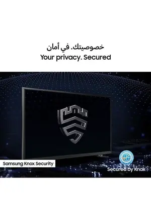 Samsung 65 Inch Crystal UHD TV, U8000F, 4K, Crystal Processor 4K, MetalStream Design, Knox Security, Endless Free Content, Smart TV, UA65U8000FUXZN (2025 - UAE Version) U8000F BLACK