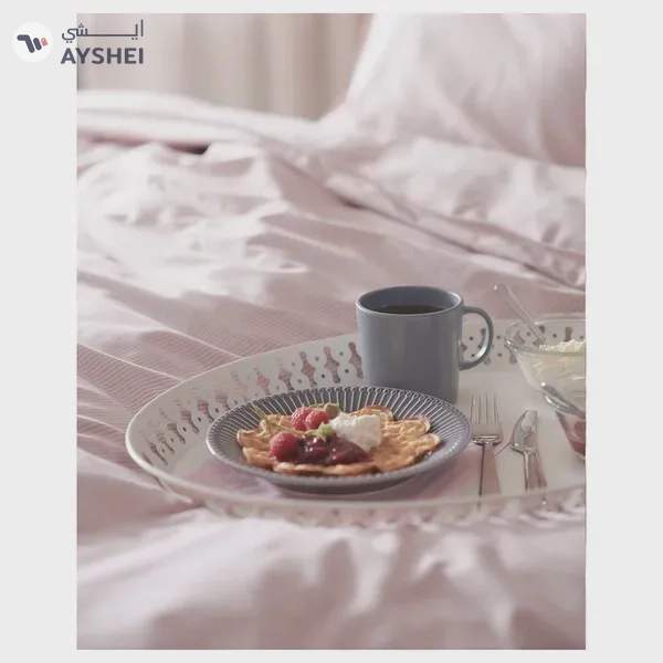ROMANTISK White Serving Tray - 52x39 cm