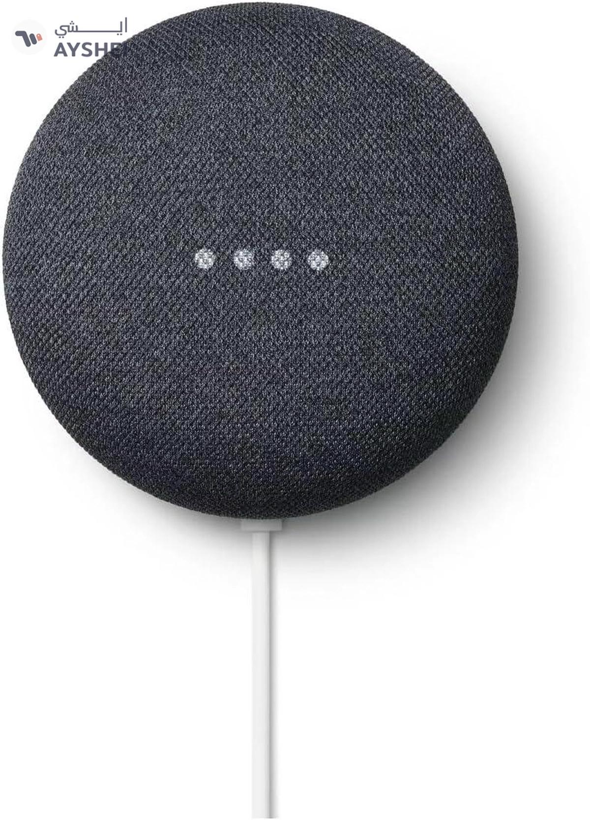 Google Nest Mini 2nd Generation Smart Speaker with Google Assistant - Charcoal-8-8
