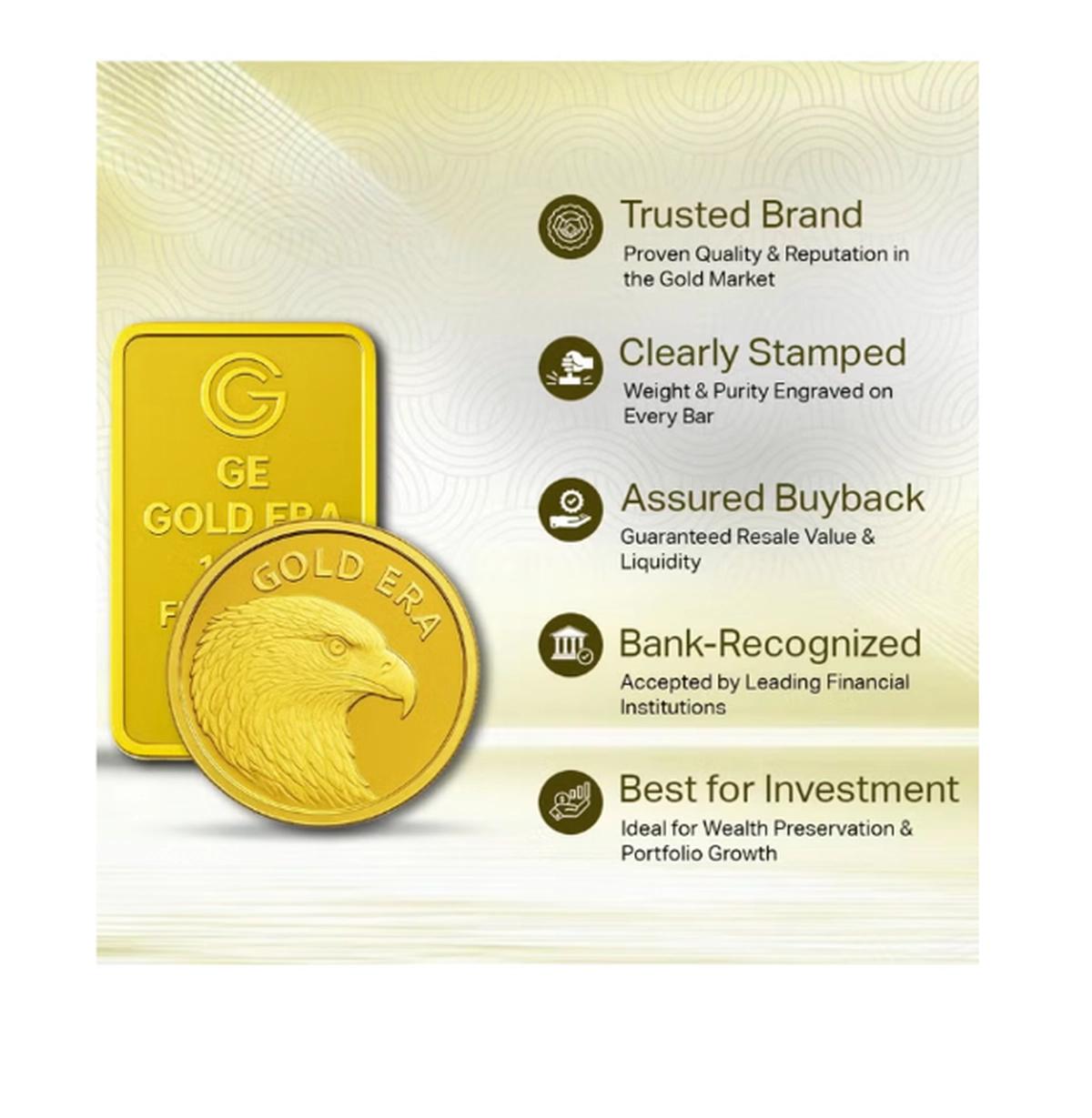 Gold Era 24K (999.9) 5G Gold Bar - Variable Design-2-2